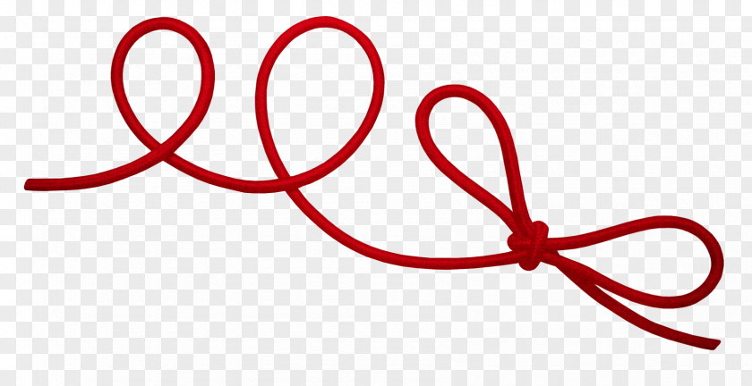 Twine Red String Thread Of Fate Rope Clip Art PNG