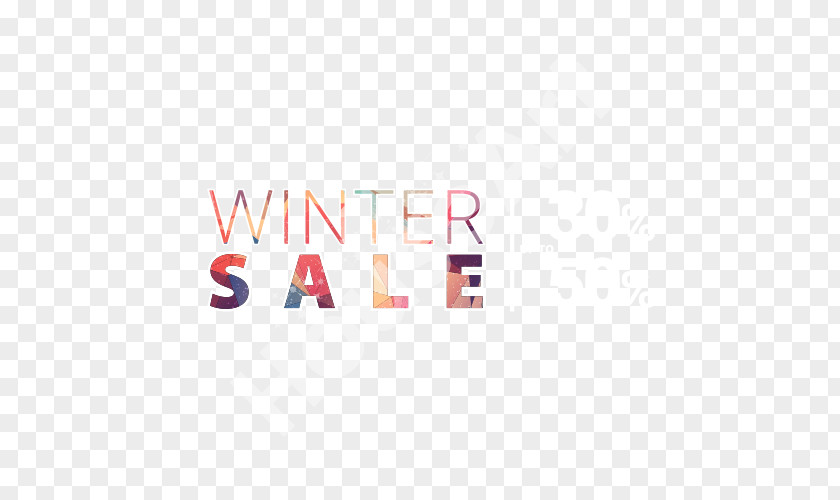 Winter Sale Logo Brand Font PNG