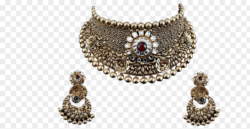 Kundan Jewellery Necklace Earring Charms & Pendants PNG