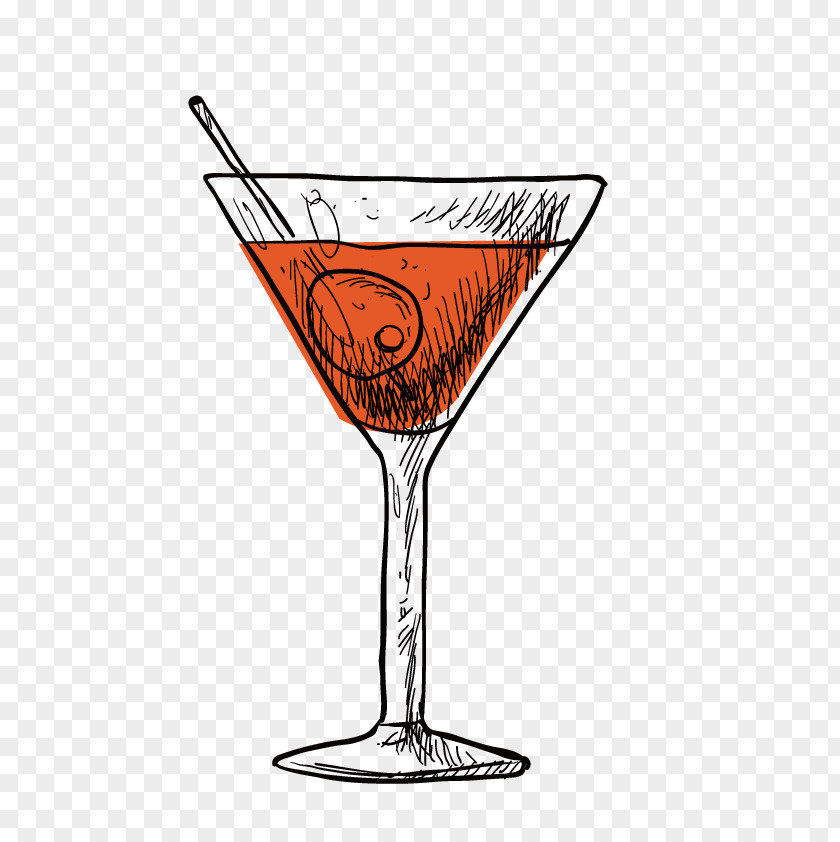 Vector Cocktail Bacardi Orange Juice Martini PNG