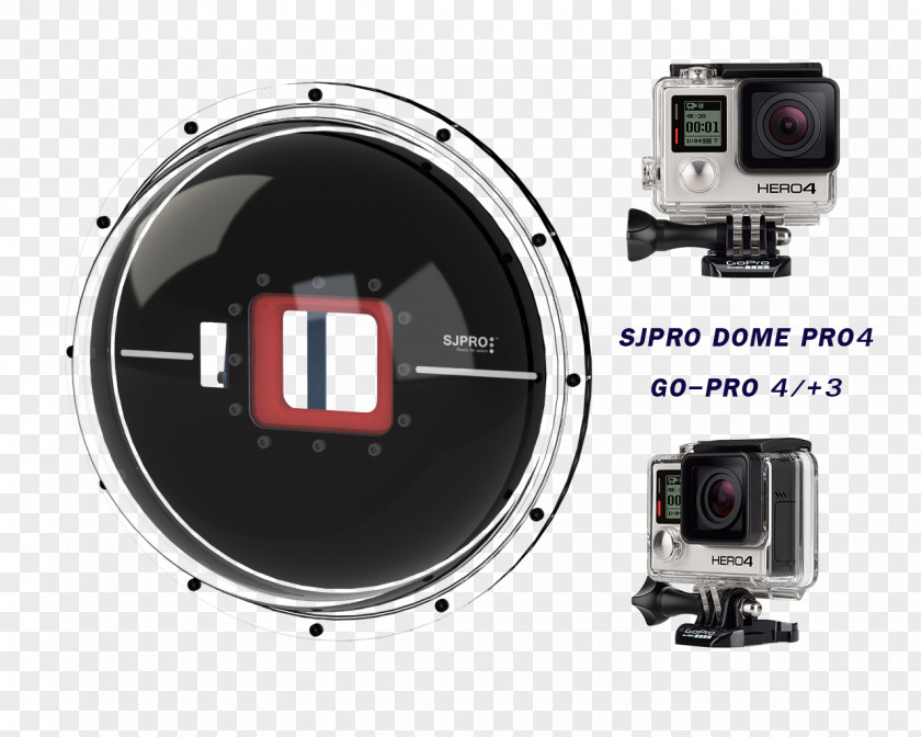 Camera Lens GoPro HERO4 Silver Edition Black PNG