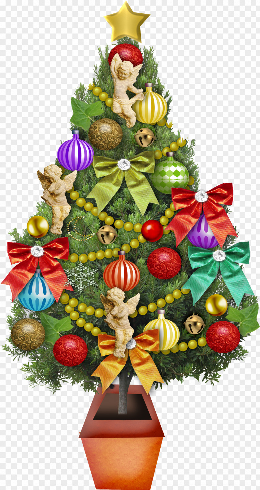 Christmas Tree Ornament Santa Claus PNG