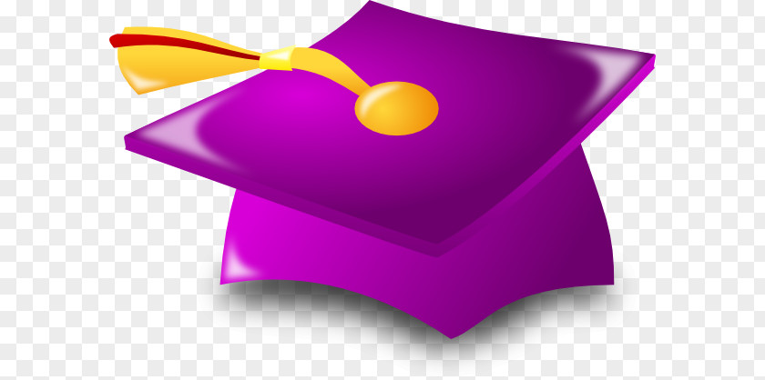 Graduation Gold Cliparts Ceremony Square Academic Cap Purple Clip Art PNG
