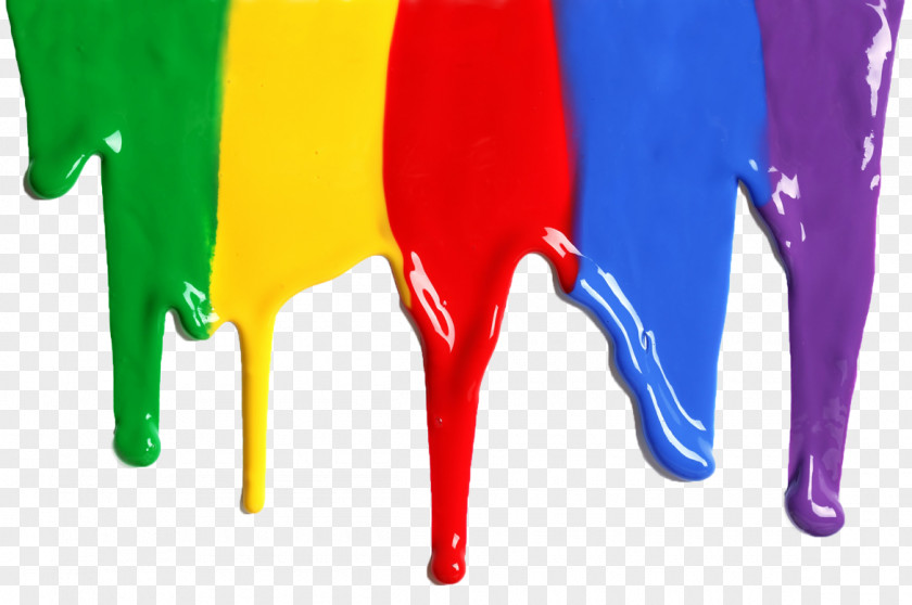 Painted Drip Painting Color PNG