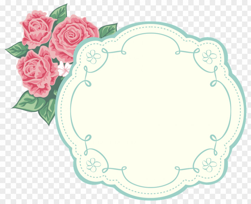 Tableware Rose Family Pink Flower Cartoon PNG