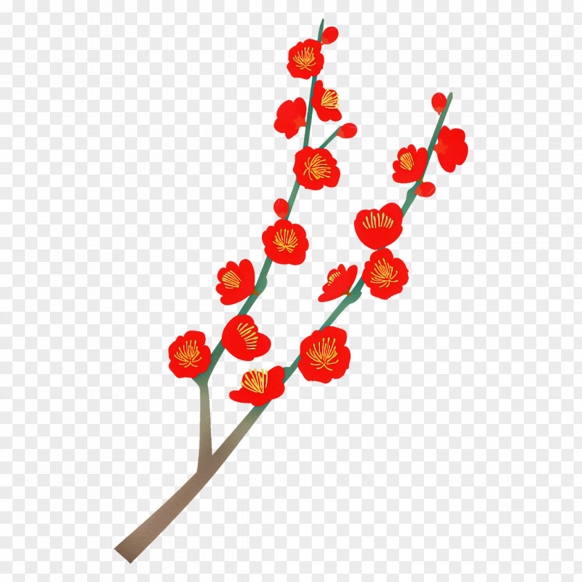 Twig Artificial Flower PNG