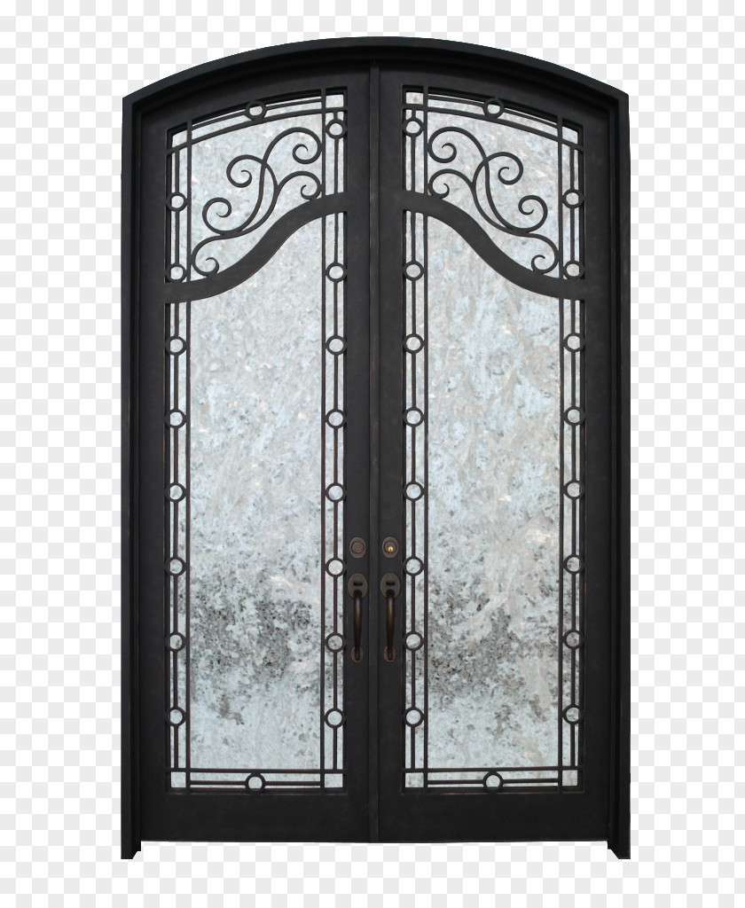 Window Wrought Iron Door Grillwork PNG
