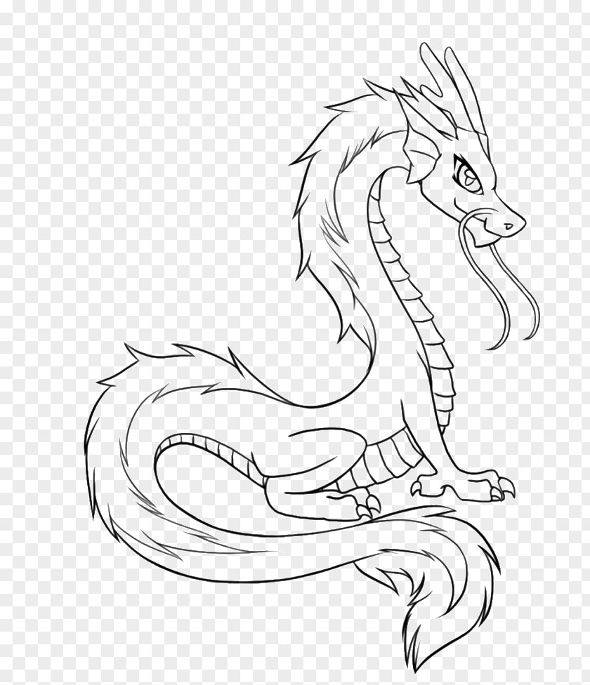 Dragon Chinese Drawing Mythology Legendary Creature PNG