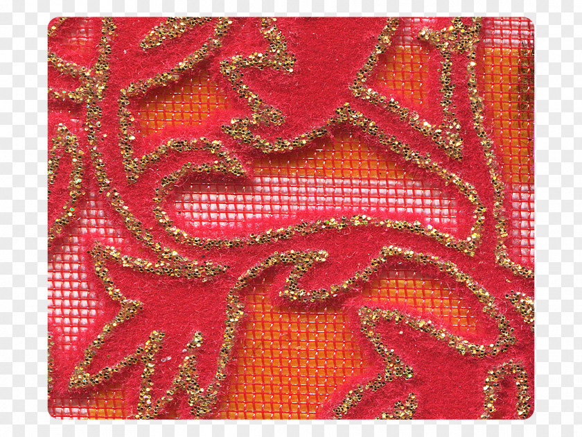 Leaf Fabric Pattern Textile Needlework Cross-stitch Embroidery PNG