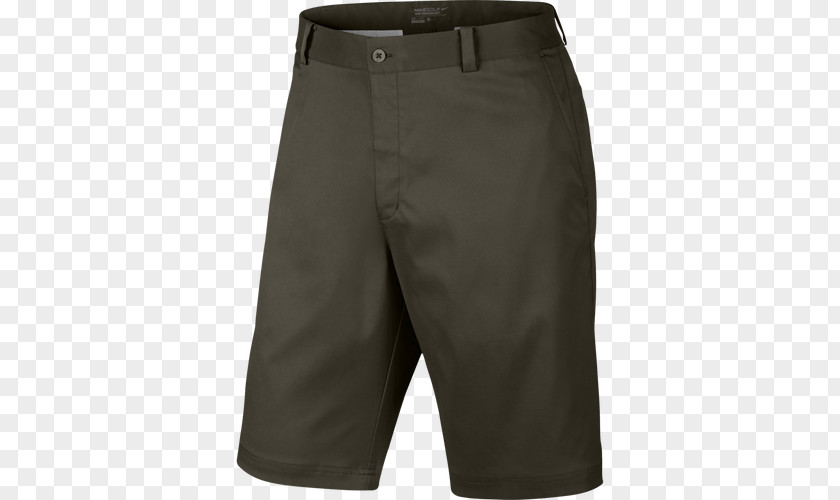 Mens Flat Material Trunks Bermuda Shorts Khaki PNG