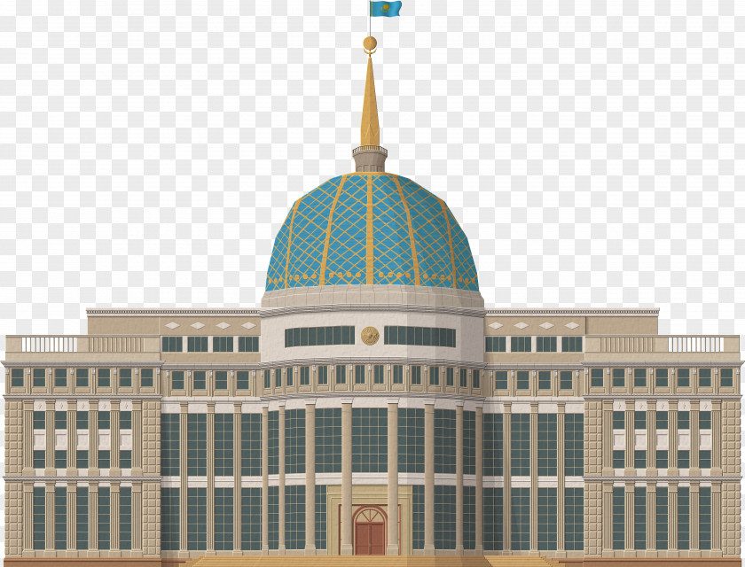 Palace Grand Kremlin Ak Orda Presidential Building Steppe Eagle PNG