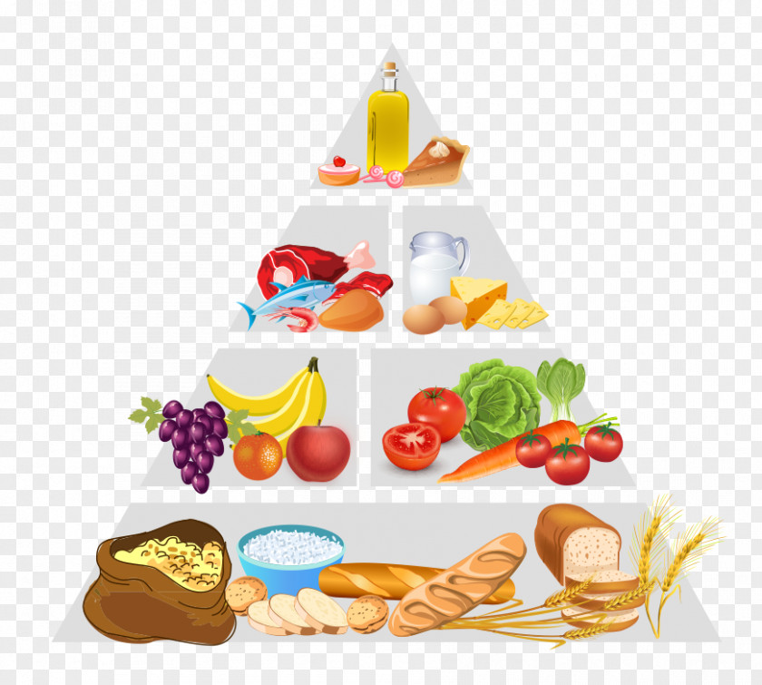 Triangle Food Material Healthy Diet Eating Pyramid PNG
