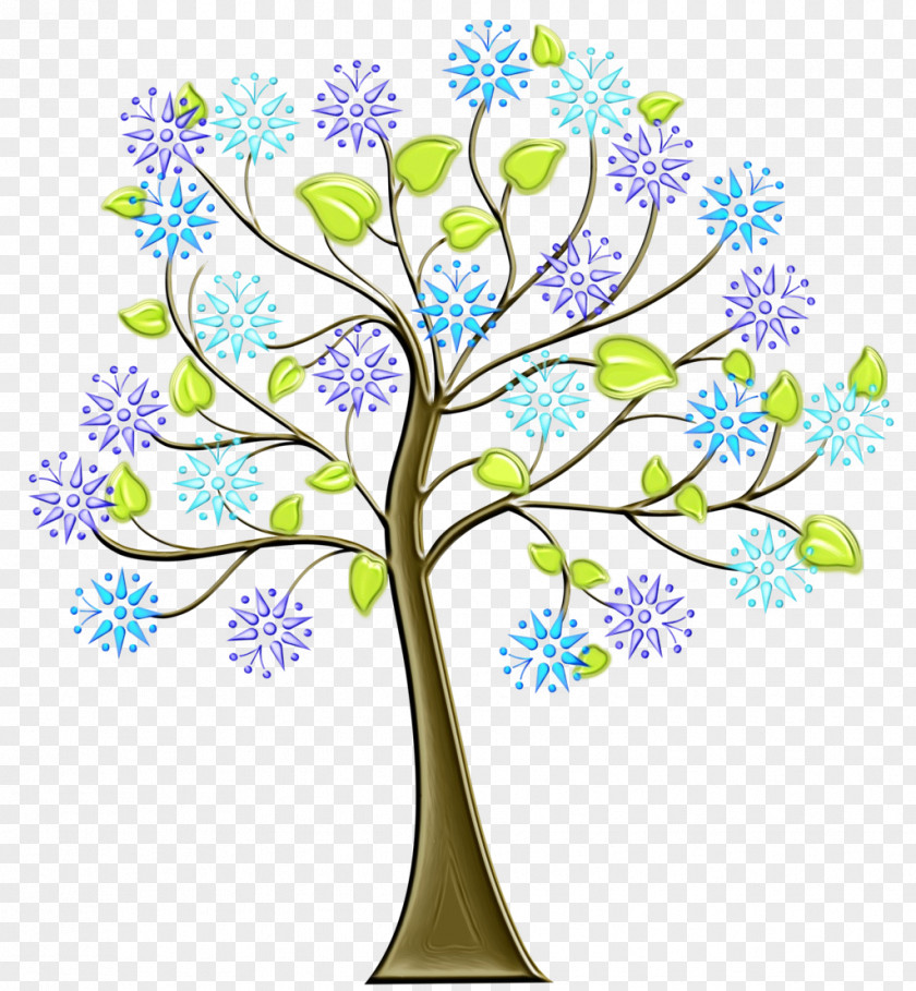 Wall Sticker Flower Tree Clip Art Branch Plant Leaf PNG