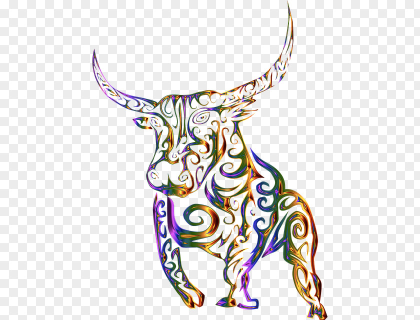 Bull Drawing Transparent Tattoo Clip Art Texas Longhorn Vector Graphics PNG