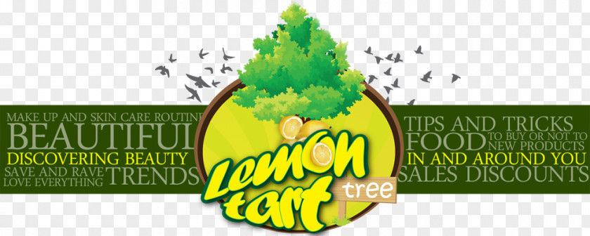 Lemon Tart Logo Brand Tree Font PNG