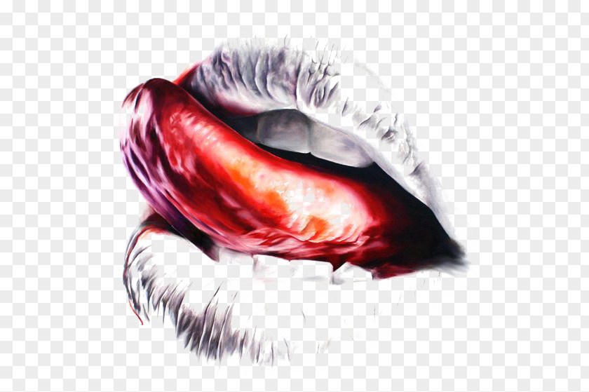 Lips Artist Drawing Painting Illustration PNG