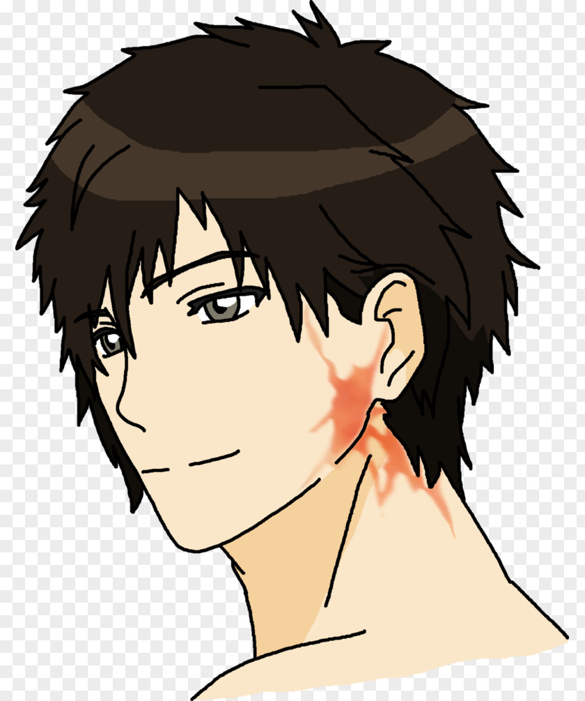 Scar Black Hair Face Brown Coloring PNG