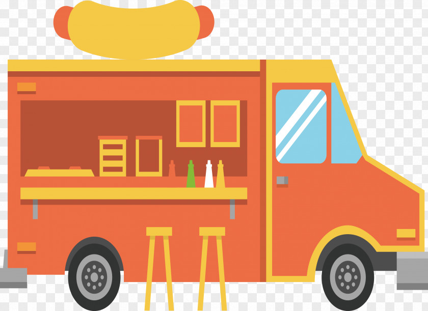 Fast Food Car Design Hamburger Pizza Motor Vehicle PNG