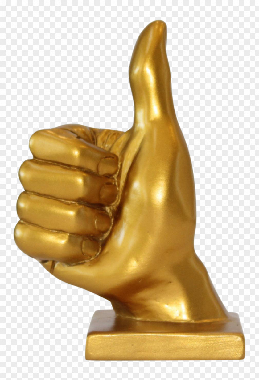 Thumb Up Signal Gold Hook Living Room PNG