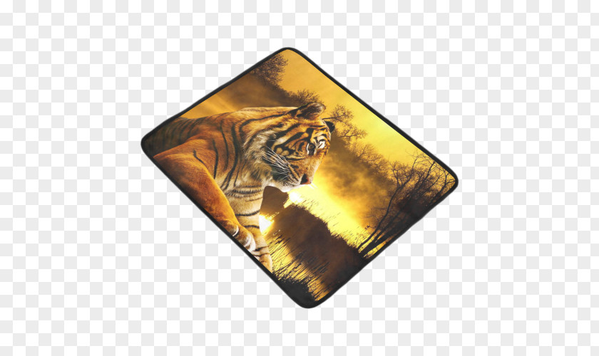 Tiger Big Cat Mat Carpet PNG