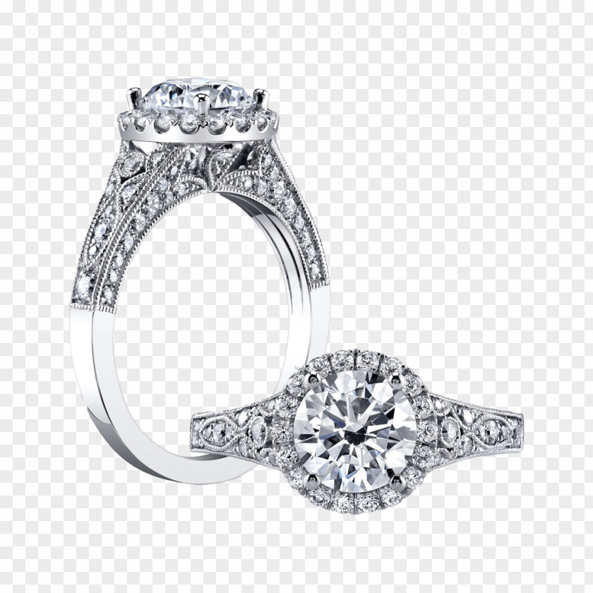 Wedding Ring Sylvie Collection Engagement PNG