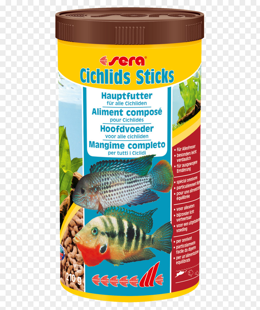 99 Minus 50 Sera Cichlids Sticks Fish Food Cichlid Red XL Granured Color Pellets PNG