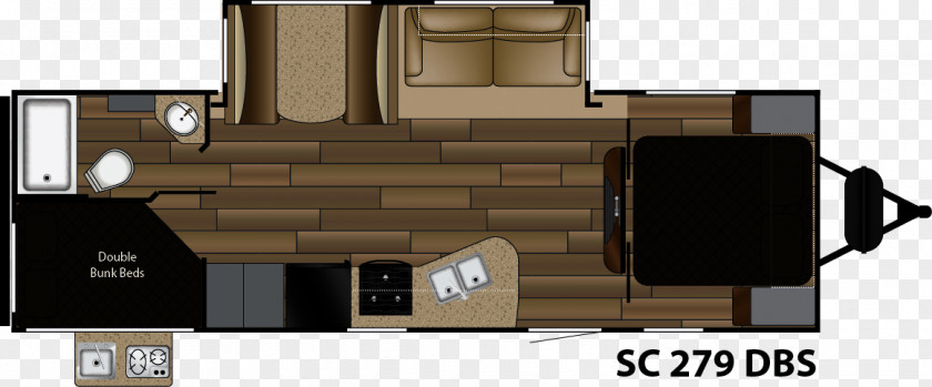 Floor Shadow Campervans Caravan Wheels Motor & RV Trailer Plan PNG