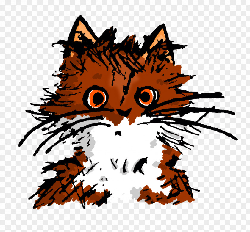 Fox Illustrator Whiskers Kitten Wildcat Tabby Cat PNG