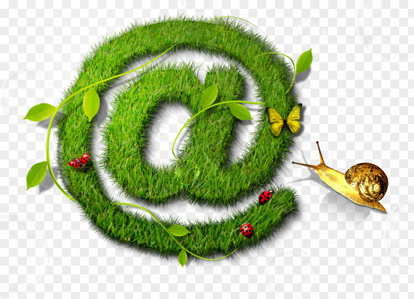Green @ Symbol Web Design Website PNG