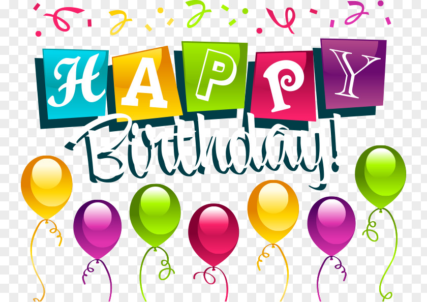 Happy Birthday Beautiful WordArt To You Party PNG