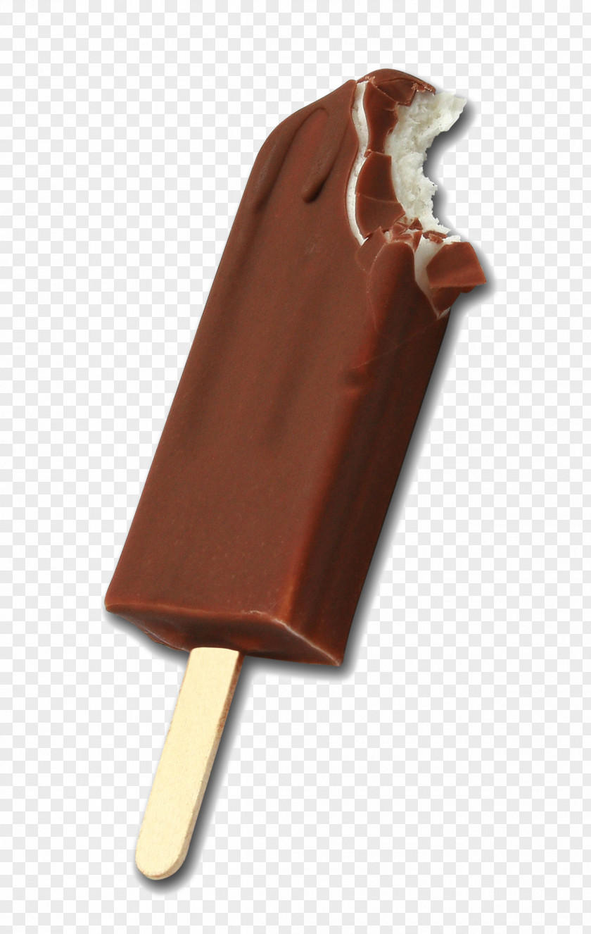 Black Chocolate Ice Cream Bar Cone PNG