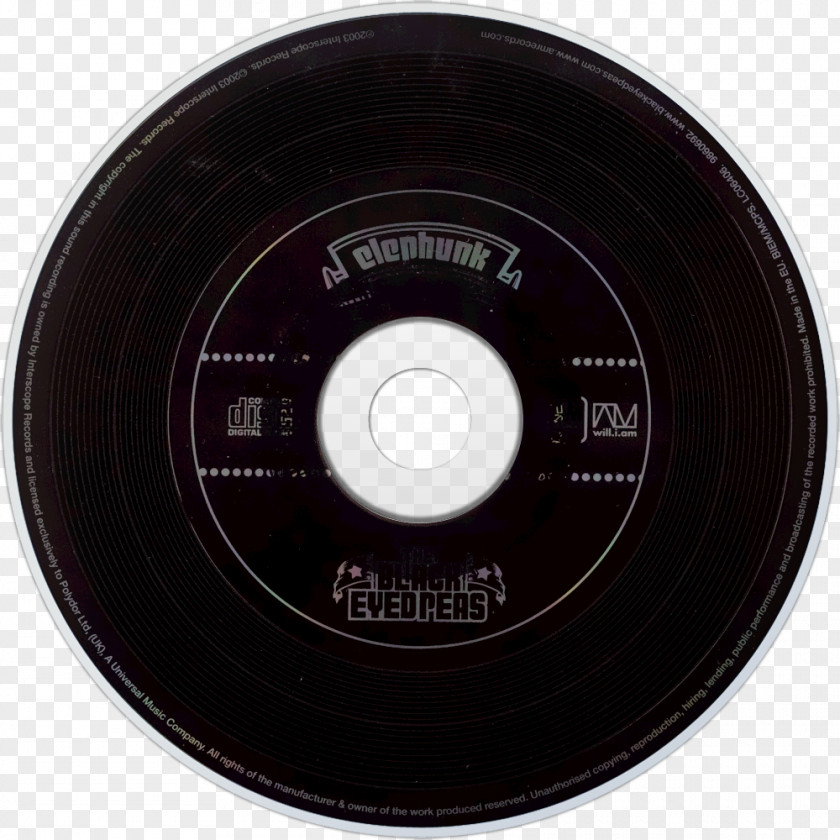 Black Eyed Peas Compact Disc Computer Hardware Disk Storage PNG