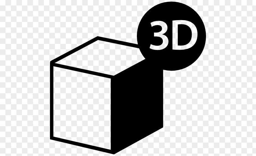Cube 3D Printing Symbol PNG