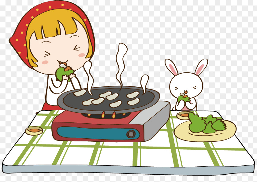 Eat Barbecue Cartoons Churrasco Cartoon PNG