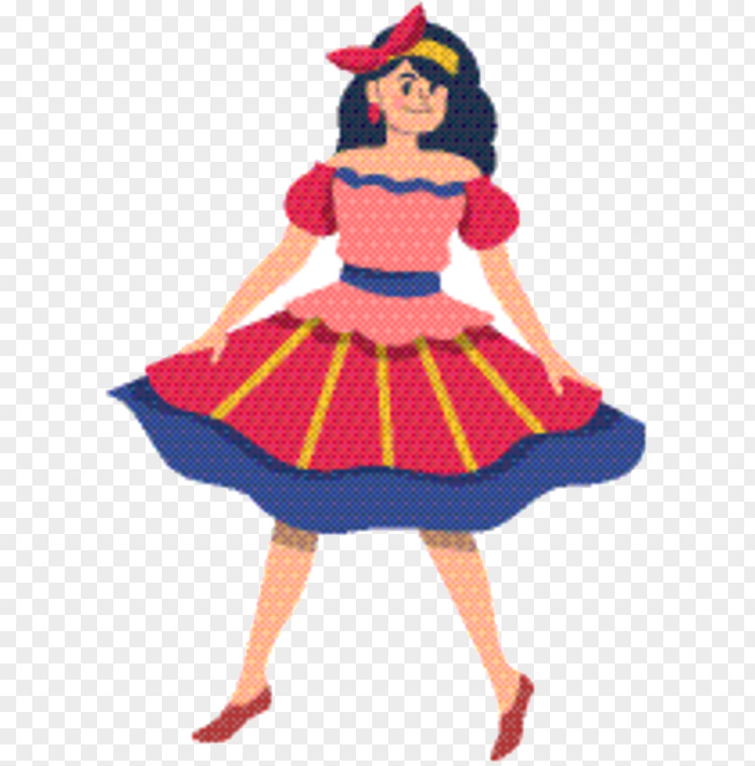 Fictional Character Dance Costume Design PNG