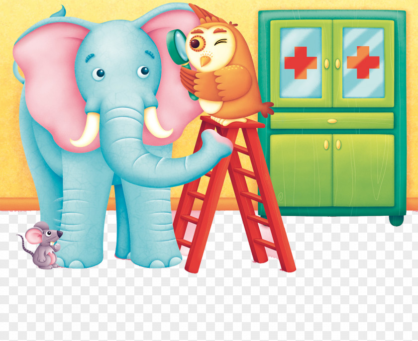 Owl Elephant Doctor Indian Download Illustration PNG
