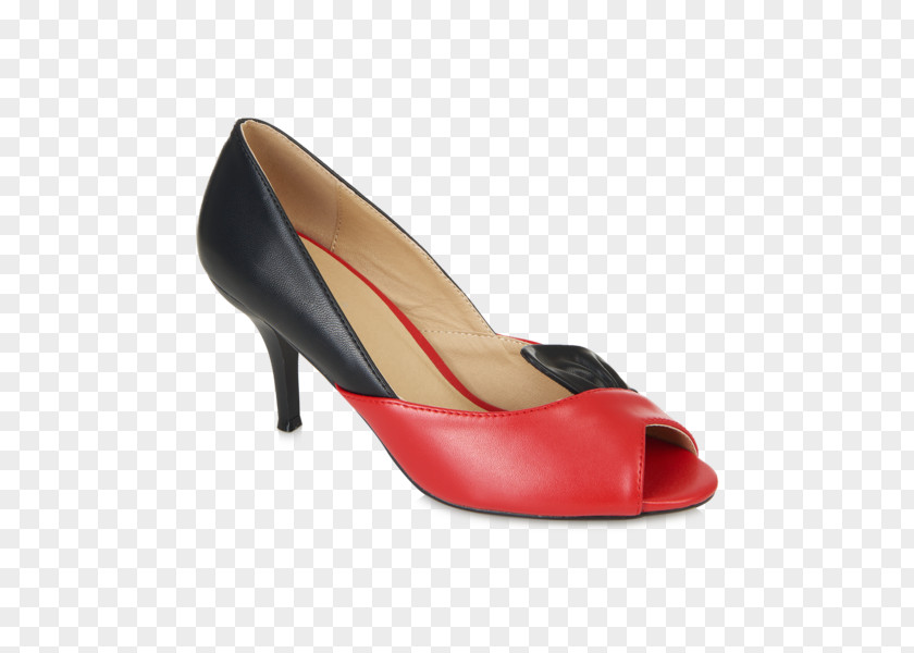 Peep-toe Shoe Red High-heeled Fashion PNG