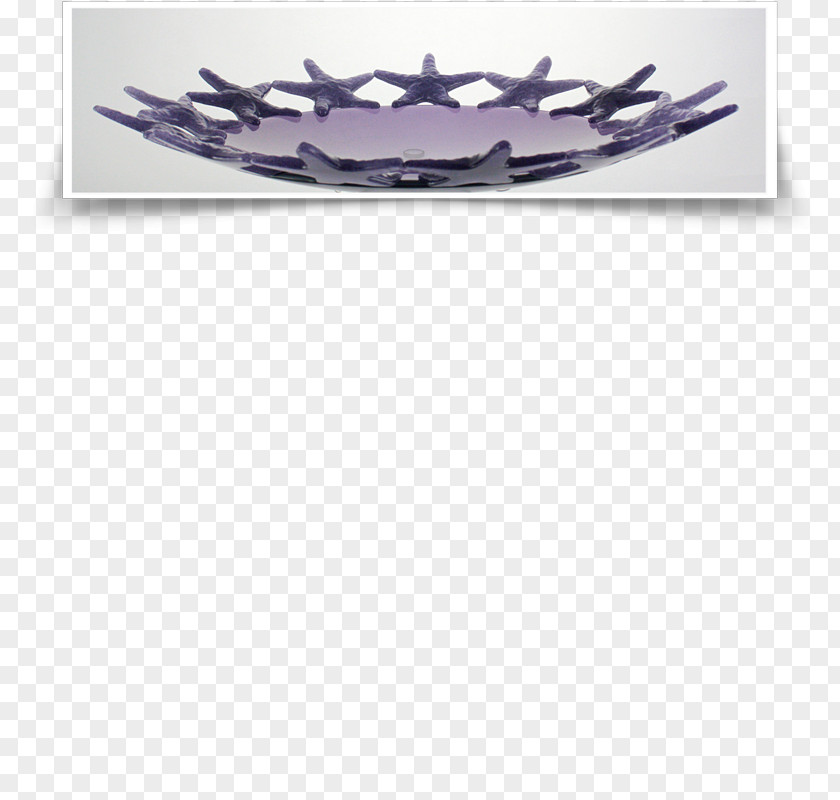 Sea Star Bowl Glass Starfish Purple Violet PNG