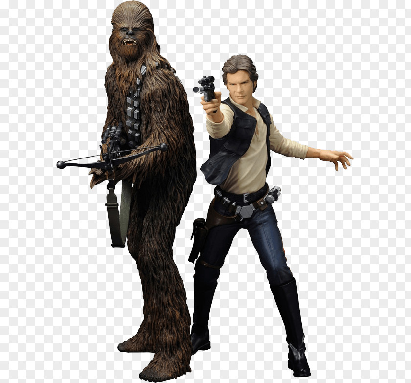 Star Wars Han Solo Chewbacca Luke Skywalker Statue PNG