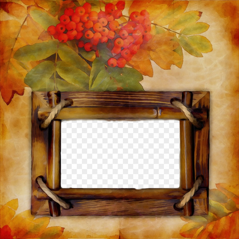 Autumn Visual Arts Picture Frame PNG