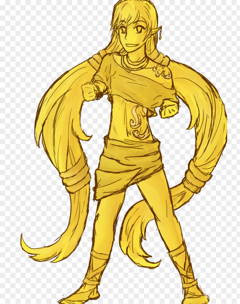 Canary Bird Fiction Line Art Mythology Character PNG