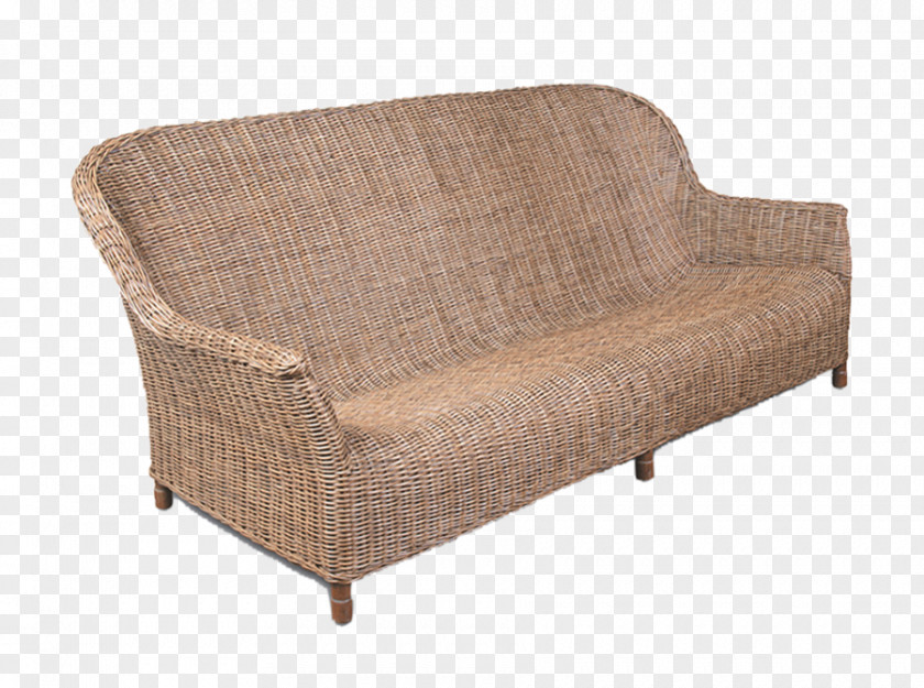 Chair Loveseat Couch Wicker PNG