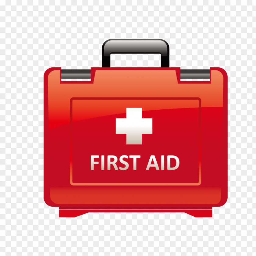 Red First Aid Kit Medicine PNG