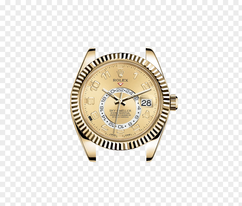 Watch Rolex Sky-Dweller Gold Jewellery PNG