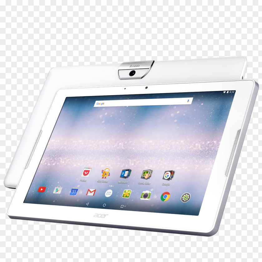 White Tablet Android Computer IPS Panel MediaTek Multi-core Processor PNG