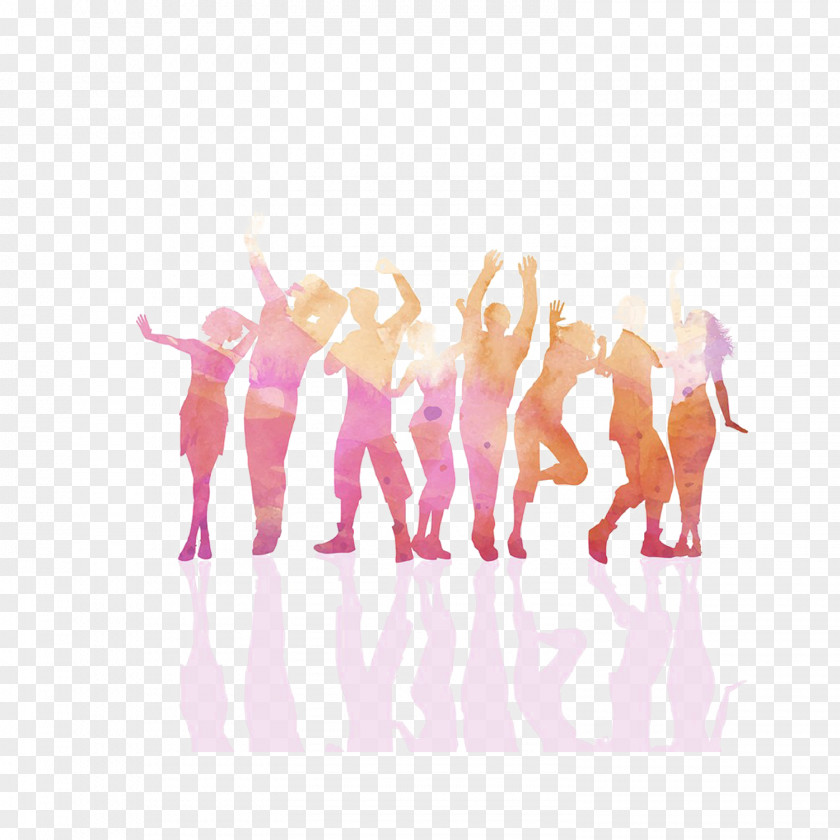 Crowds Of People Silhouette Party Nightclub Clip Art PNG