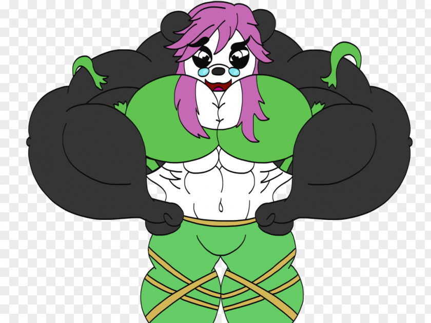 More Muscle Giant Panda DeviantArt Fan Art PNG