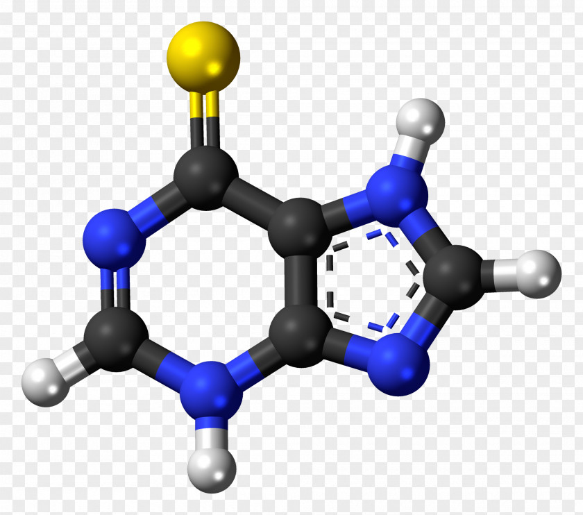 Ball-and-stick Model Theobromine Molecular Molecule Caffeine PNG