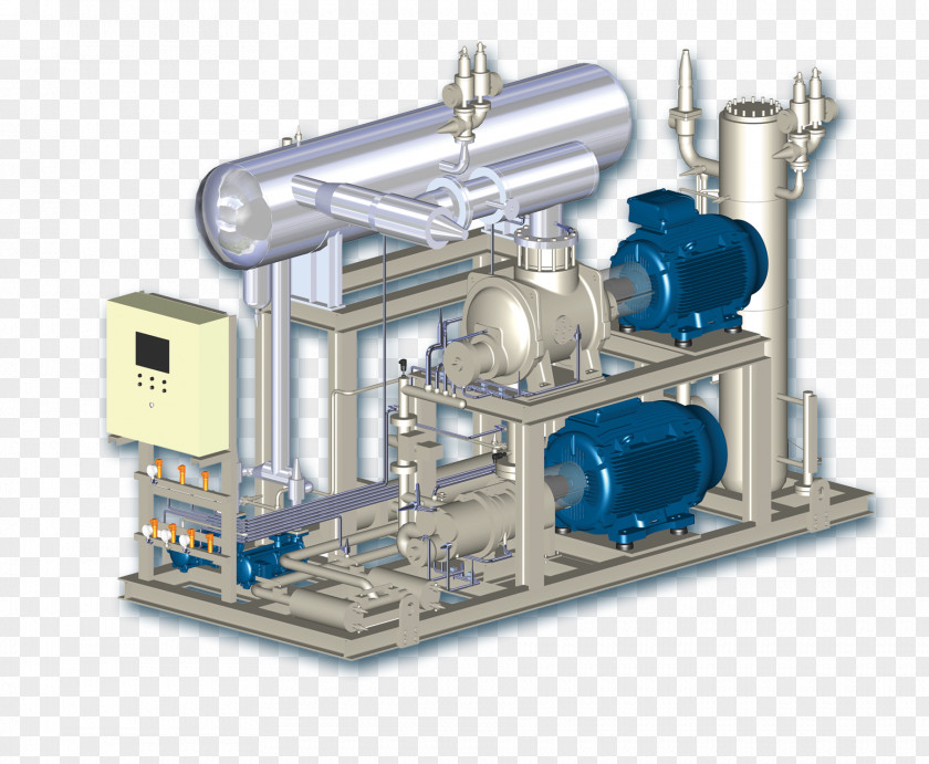 Machine Separator Compressor Chiller Refrigeration PNG