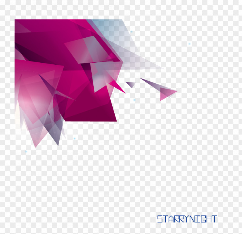 Vector Decorative Background Origami Overlapping Changes PNG